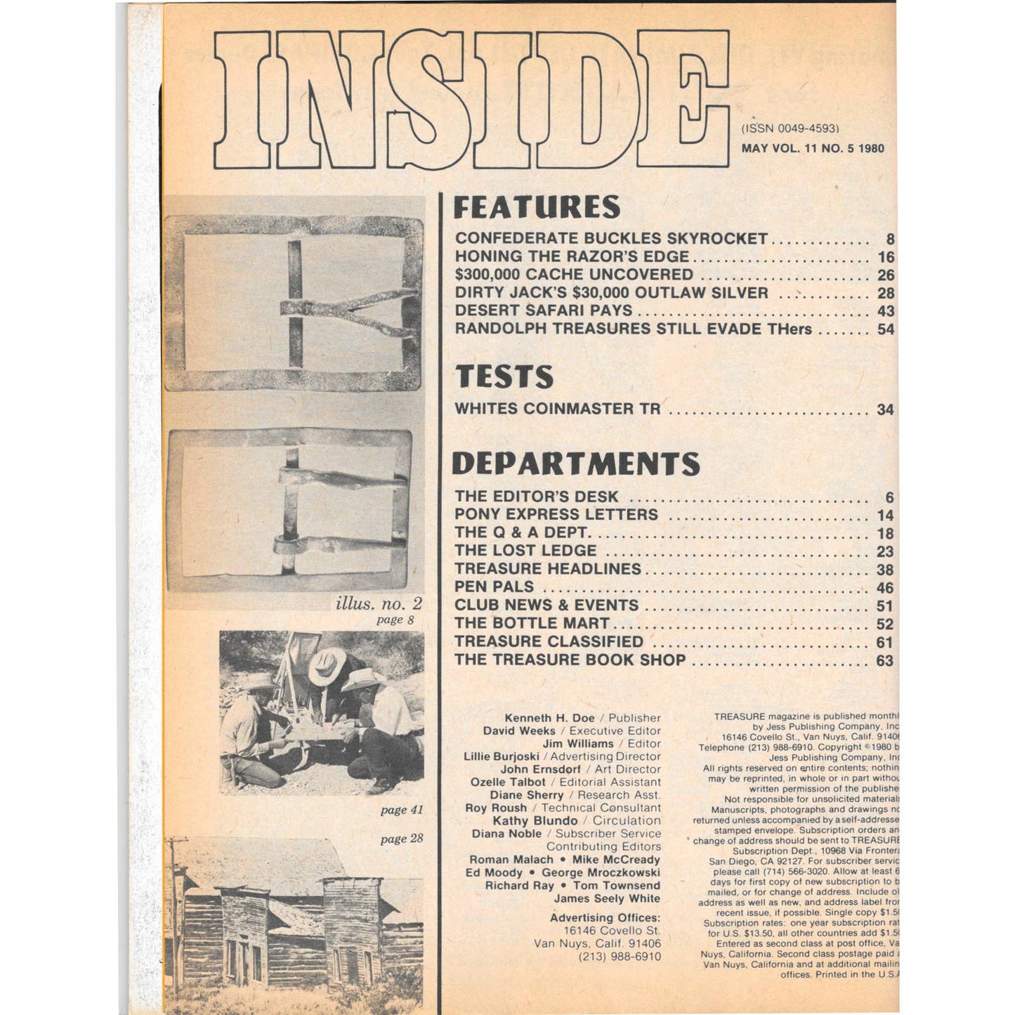 Treasure Magazine - Treasure Hunting Gold Mining Metal Detecting May 1980 M5