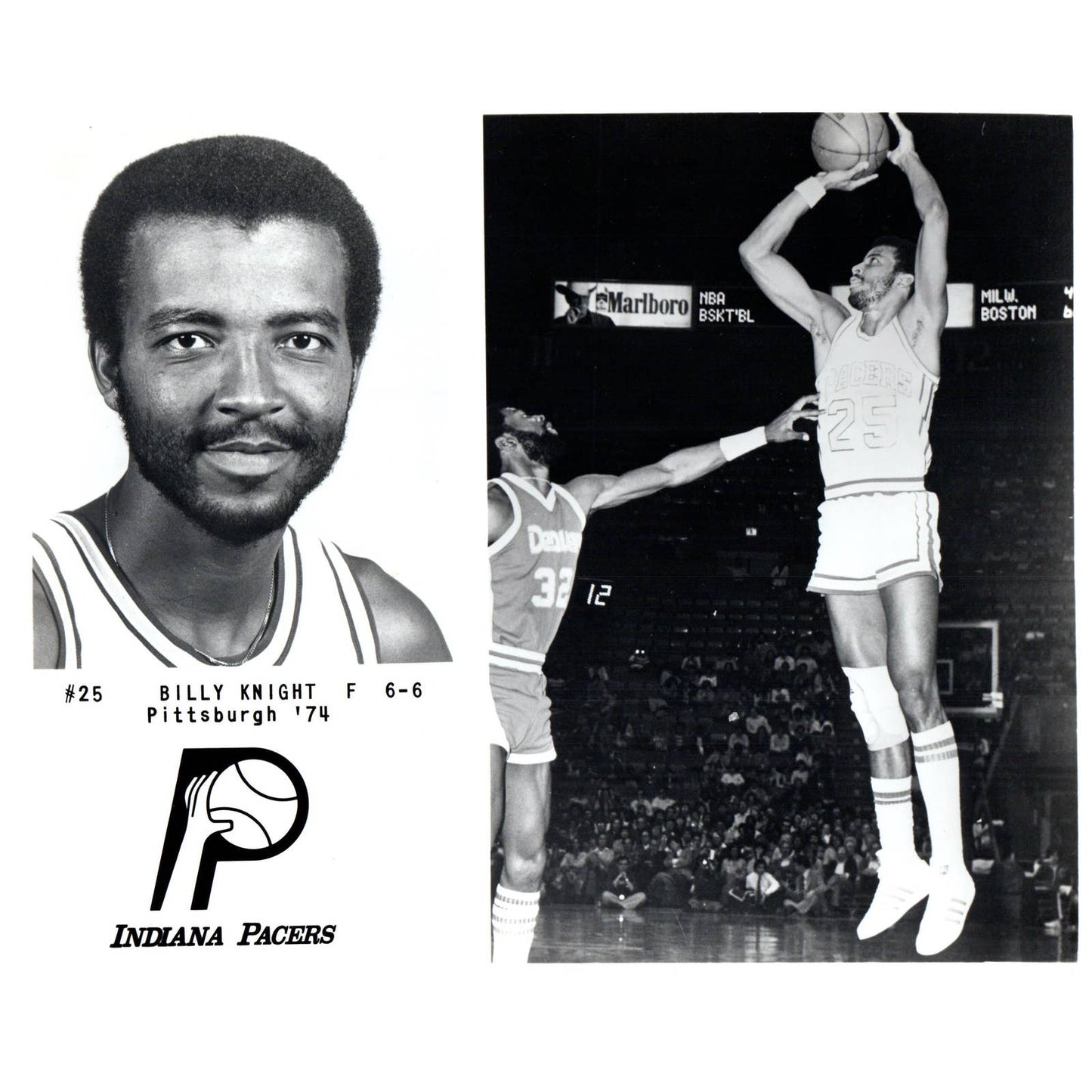 1979 Press Photo Basketball NBA Indiana Pacers Billy Knight 8x10" AD3