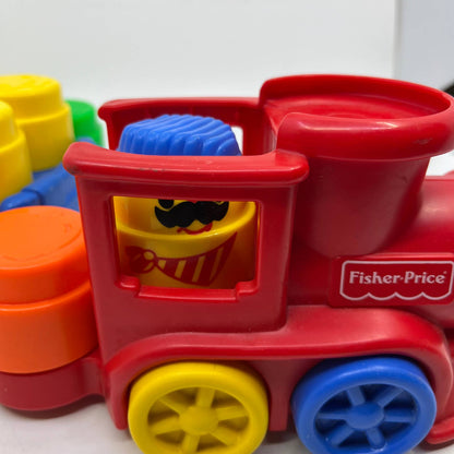 1997 Fisher Price Stack 'n Build Choo Choo Train Children’s Toys 6-36 Months TH9