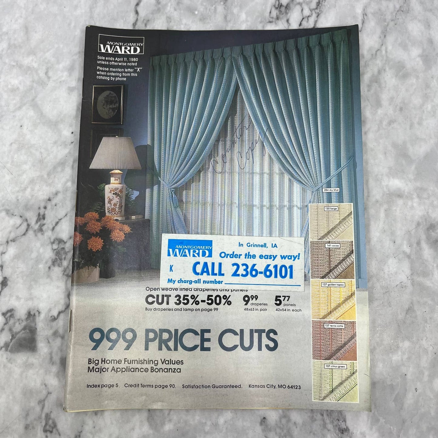 Montgomery Ward 1980 999 Price Cuts Home Furnishings Catalog Sale Original S3