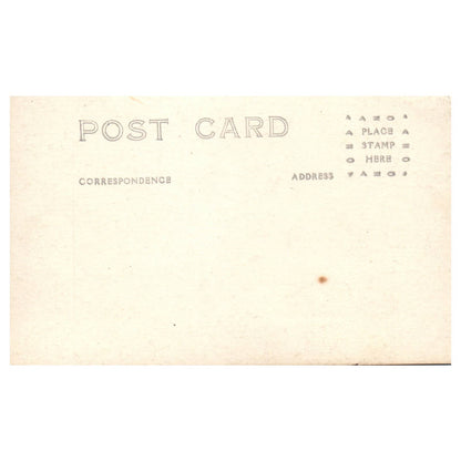 Fighting the Billows in an American Man O' War - Original Postcard RPPC TJ8-4