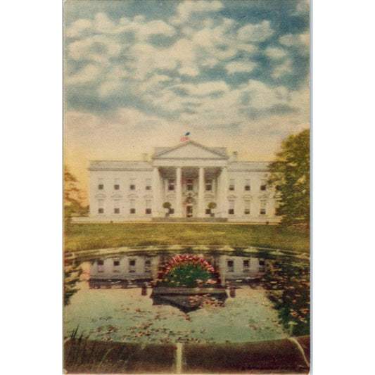 The White House Washington D.C. Original Postcard TK1-P1