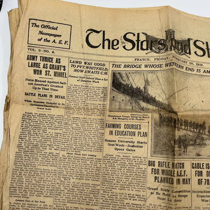 The Stars and Stripes - February 28, 1919 WWI US AEF Newspaper 28th Division B6