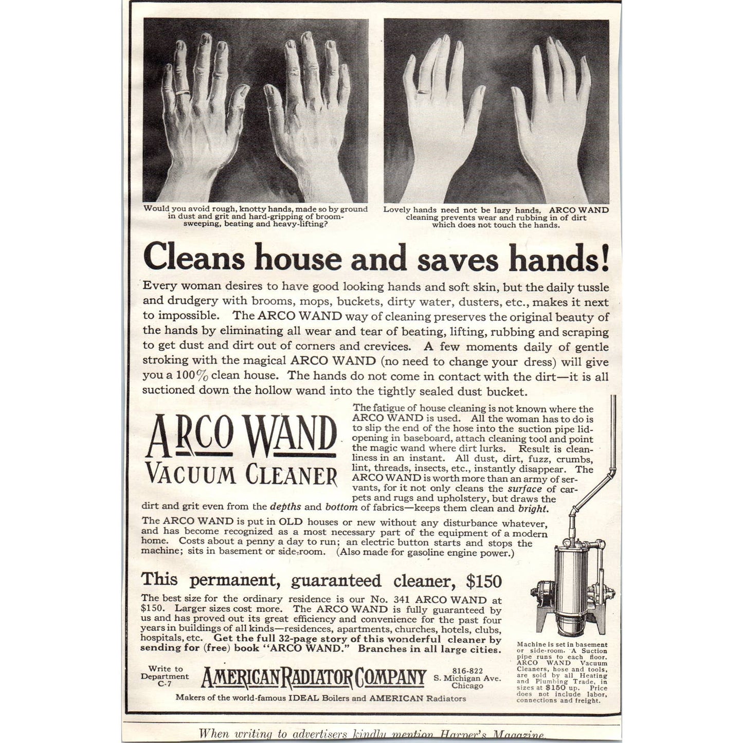 c1920 Harper's Magazine Ad - Luxeberry White Enamel Liquid Granite Varnish TF6-1