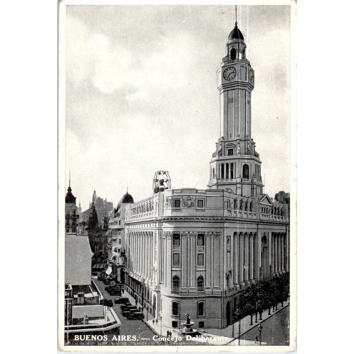 Buenos Aires Concejo Deliberante Original Postcard P2-3