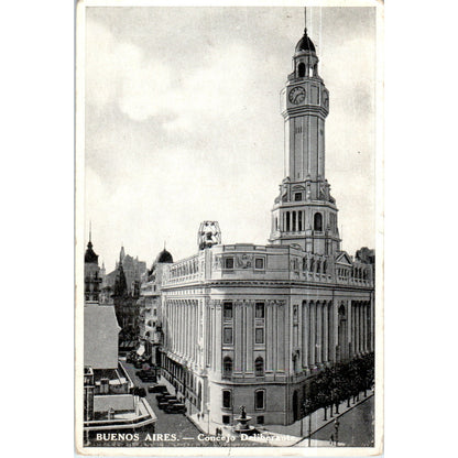 Buenos Aires Concejo Deliberante Original Postcard P2-3