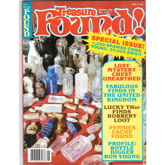 Treasure Found Magazine - Treasure Hunting Gold Metal Detecting Spring 1980 M4