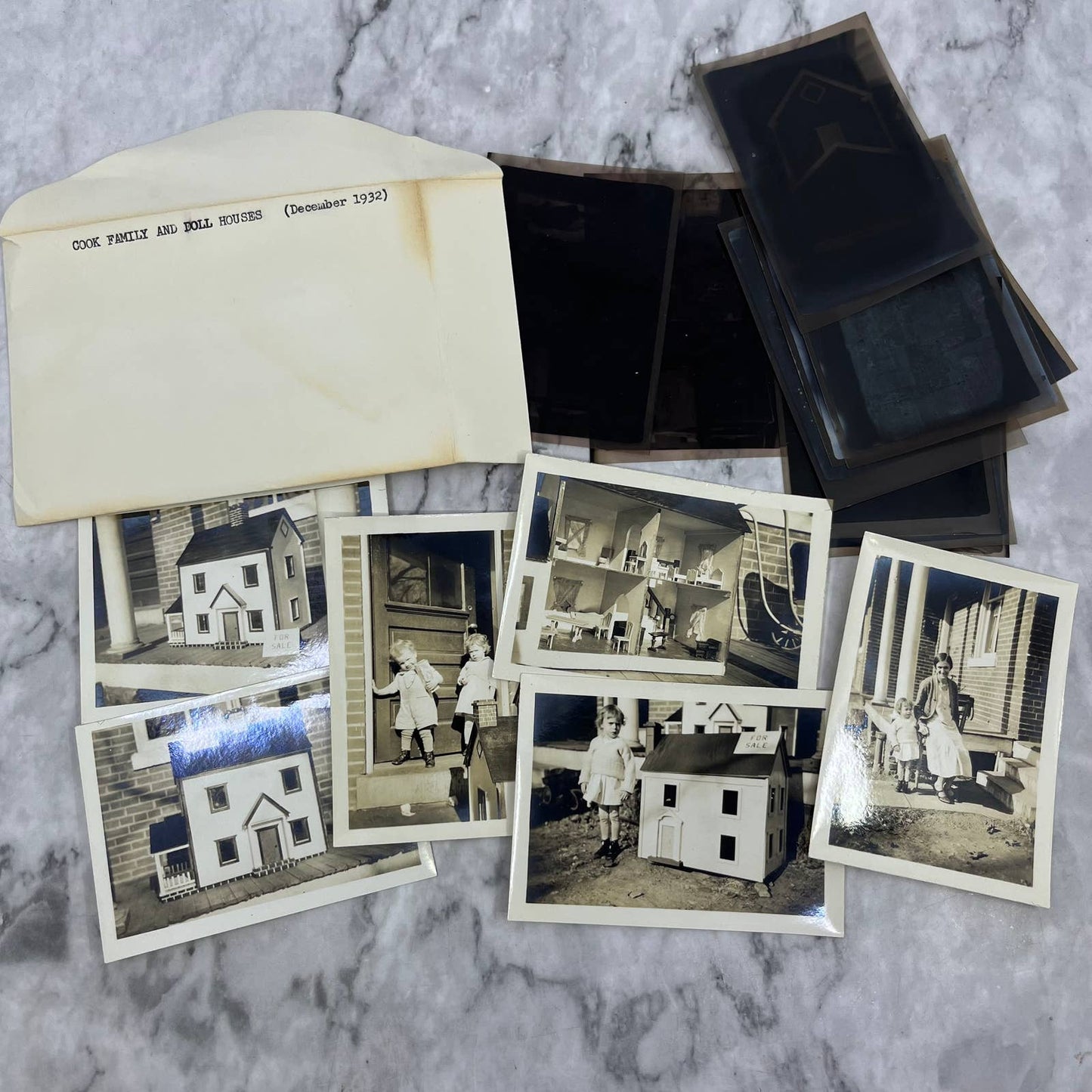 1932 Collection of Photos and Negatives of Doll Houses TJ9-PG4