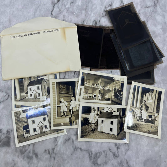1932 Collection of Photos and Negatives of Doll Houses TJ9-PG4