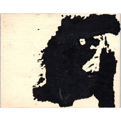 1919 Antique Christmas Greeting Card Woman in Bonnet With Holly SE5