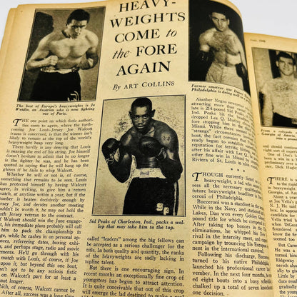 1948 June - The Ring Boxing Magazine – Louis-Walcott in Training TA5