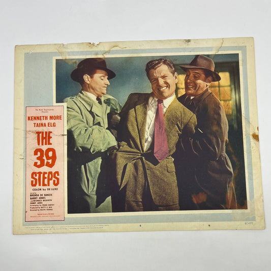 1960 The 39 Steps #4 Lobby Card Kenneth More Taina Elg Brenda de Banzie FL3