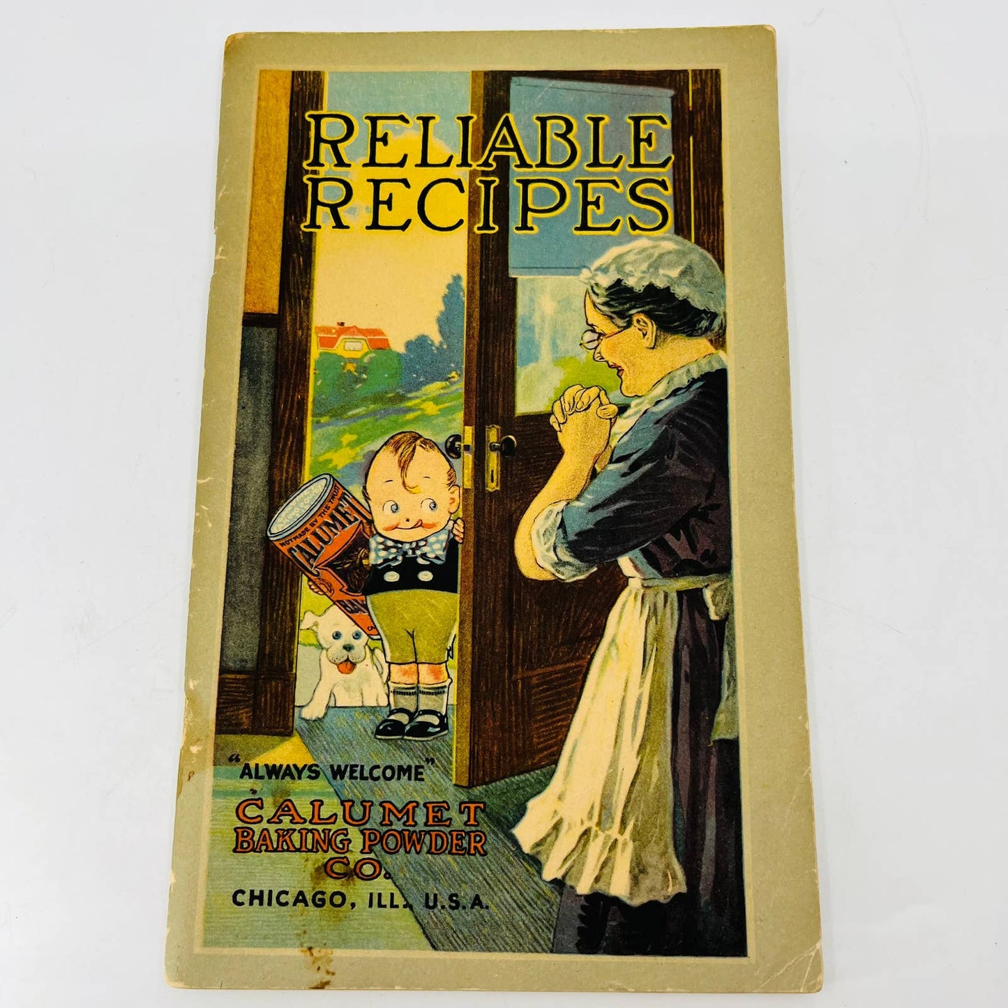 1918 Calumet Baking Powder Cookbook Reliable Recipes and Helpful Hints BA3