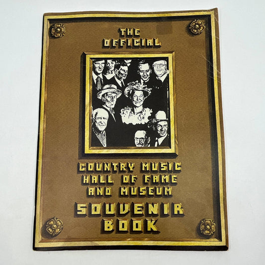 Vintage 1978 The Official Country Music Hall Of Fame & Museum Souvenir Book TG6