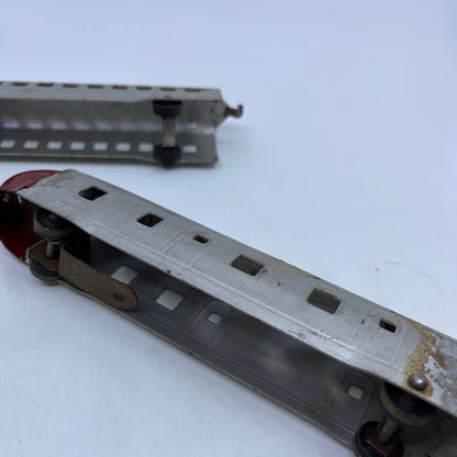 American Flyer Zephyr Metal Toy Train Set of 2 Cars 7” TH6