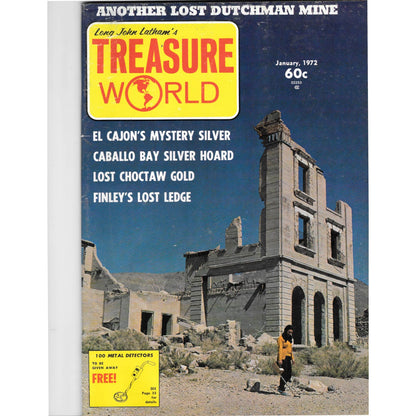 Long John Latham's Treasure World Magazine Mining Metal Detecting Jan 1972 M5