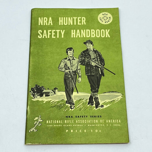 1959 NRA Hunter Safety Handbook Safety Series TE7