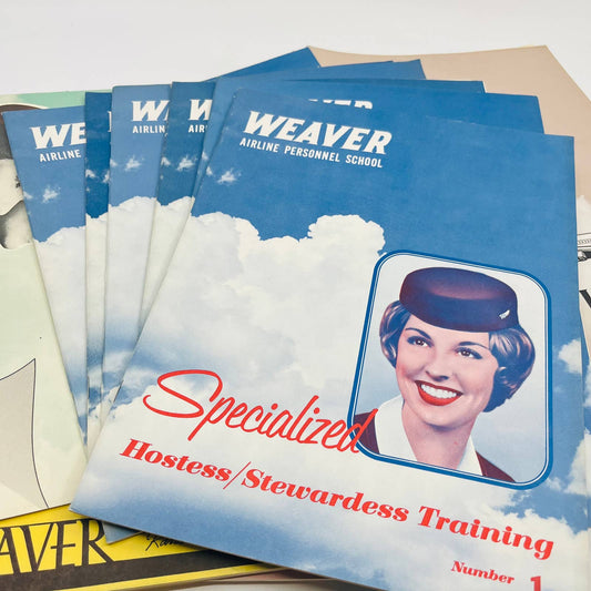 1967 Weaver Airlines Personnel School Complete Training Material Set