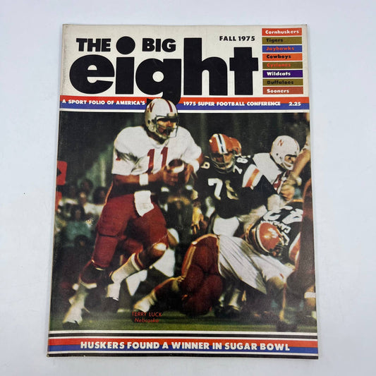 1975 Big Eight Football Special Magazine Terry Luck Nebraska Cornhuskers TH6