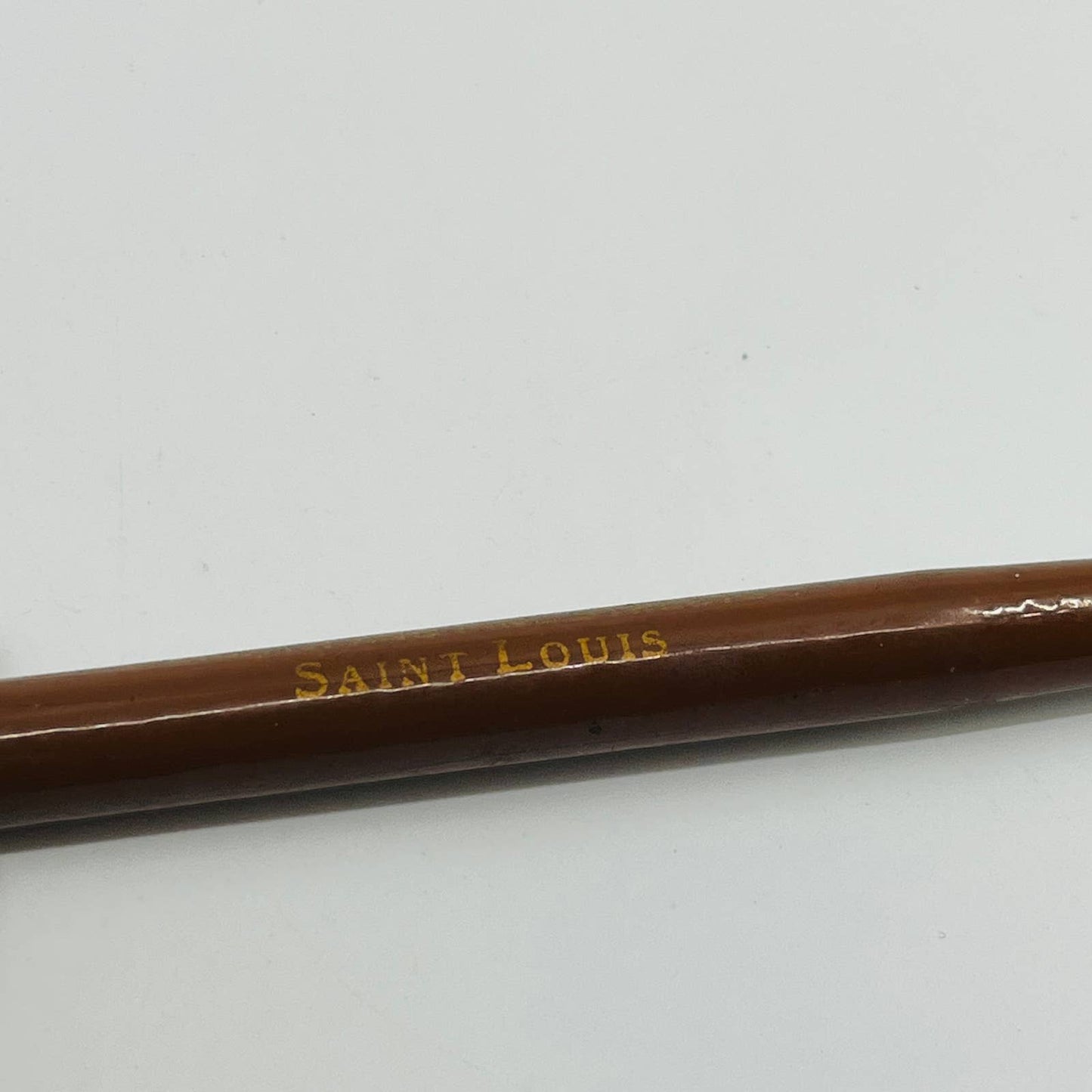 VTG Fountain Dip Pen Wood Advertising Mark Twain Hotel St. Louis MO SB3