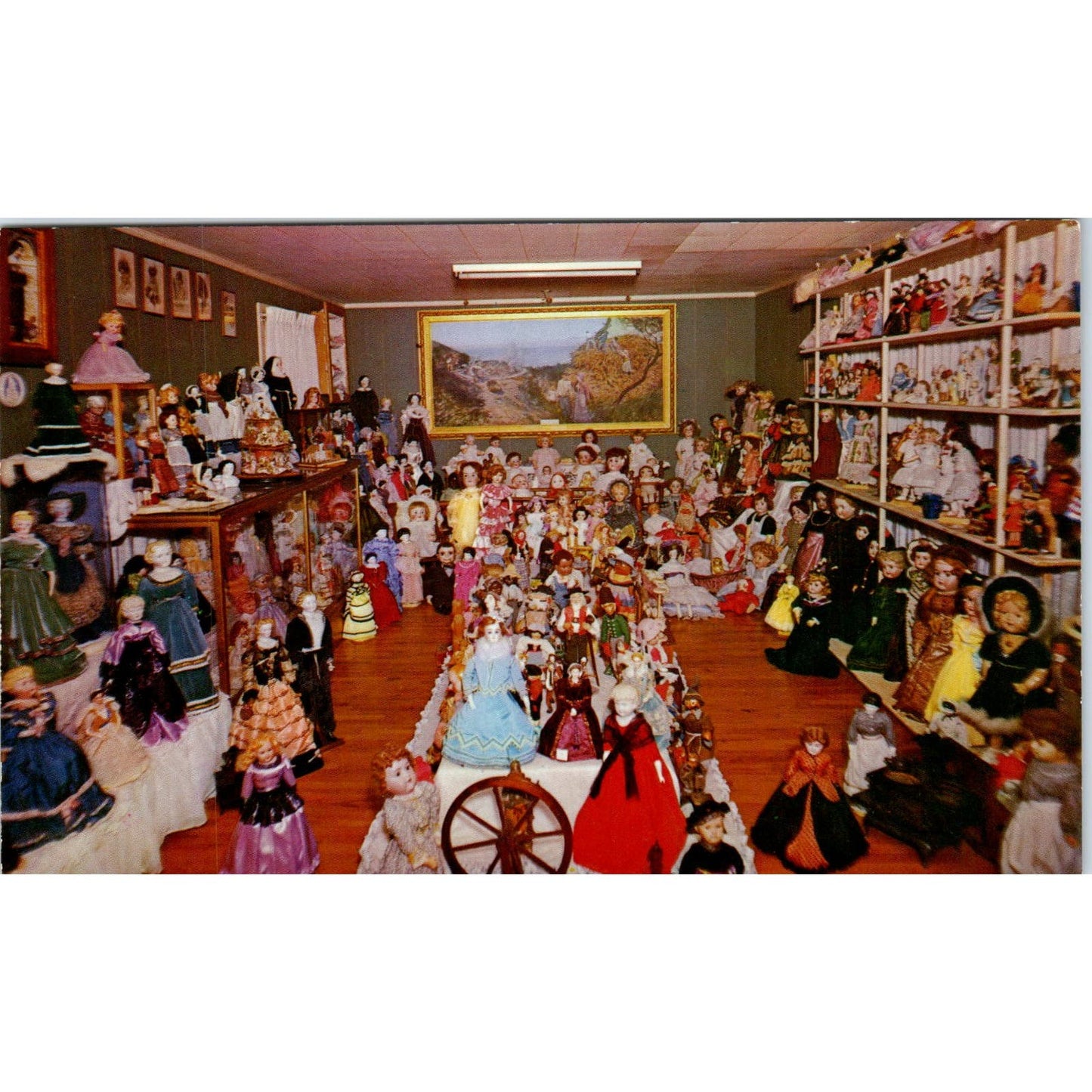 Mary Trimble Doll Collection Branson Missouri Original Postcard PB8