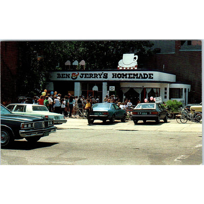 Ben & Jerry's Ice Cream Burlington Vermont - Original Postcard TJ7-RP2
