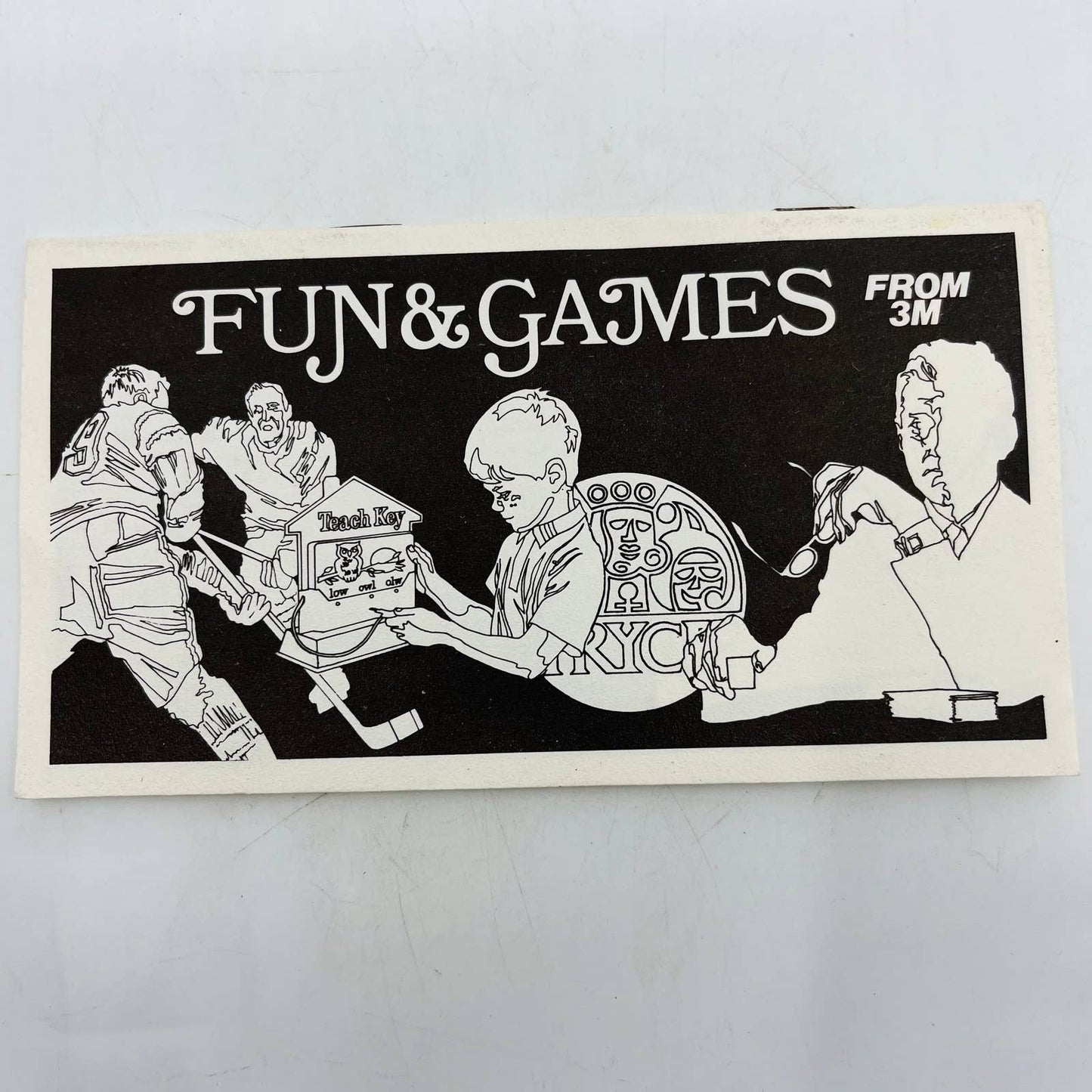 1969 Fun & Games From 3M Catalog Promo for New Board Card Bookshelf Games C8