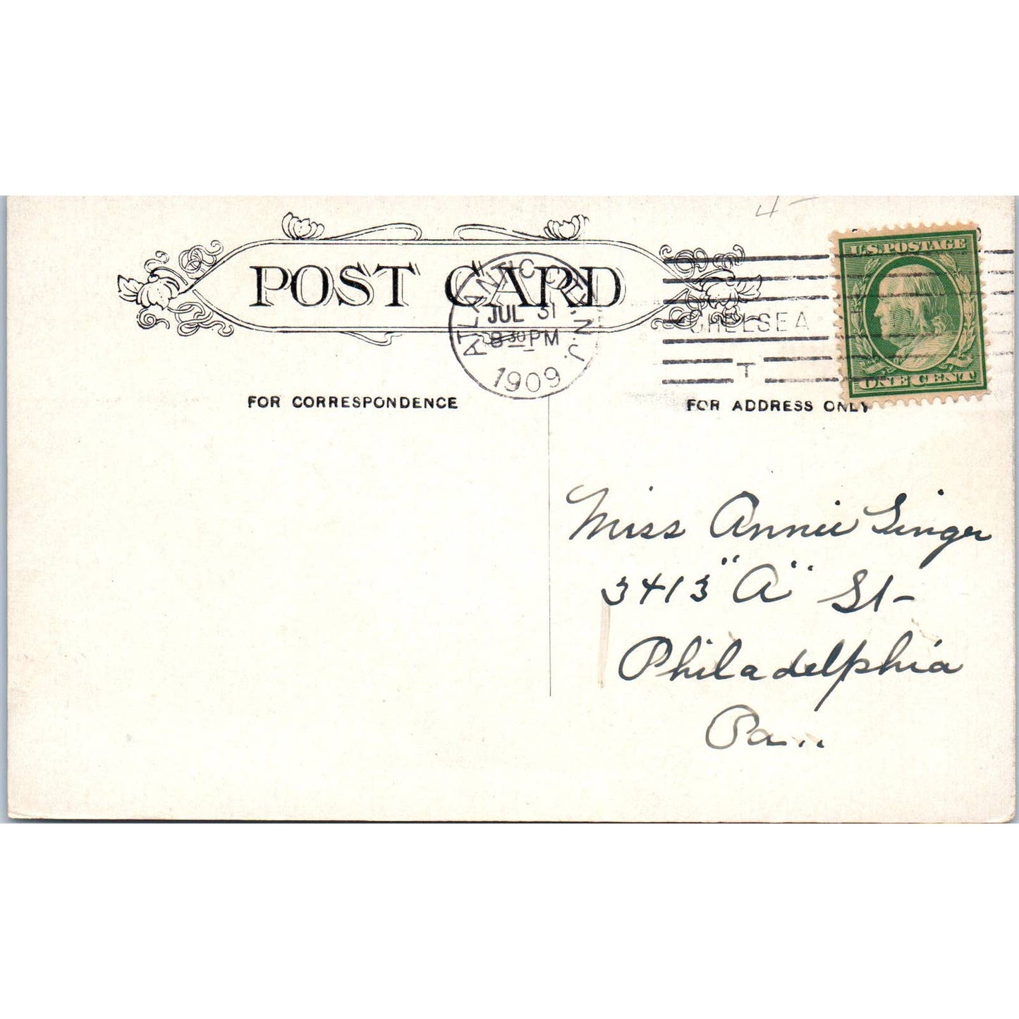 "Sleep" Sand Artist on the Beach 1909 Atlantic City NJ Original Postcard TK1-25