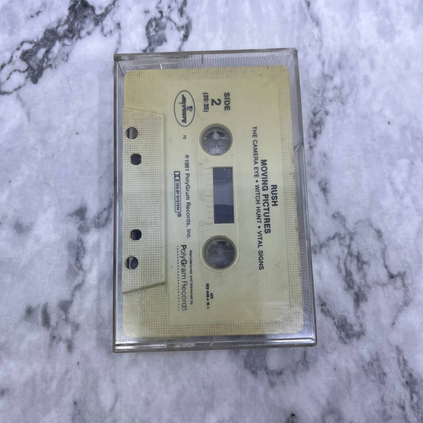 Rush - Moving Pictures (No Jacket) Cassette Tape TD9-61