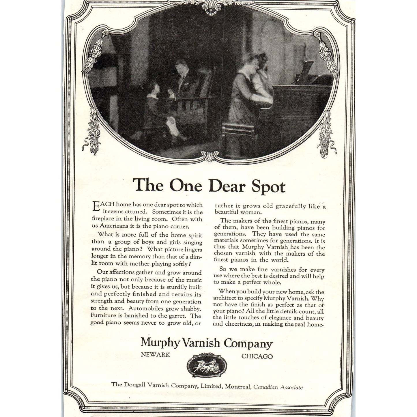 c1920 Harper's Magazine Ad - The Lowes Bros. Company Paints Dayton OH TF6-1