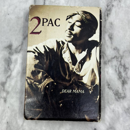 2Pac Tupac Shakur Dear Mama Cassette Tape Single Rap Hip Hop 90's Rap TJ4