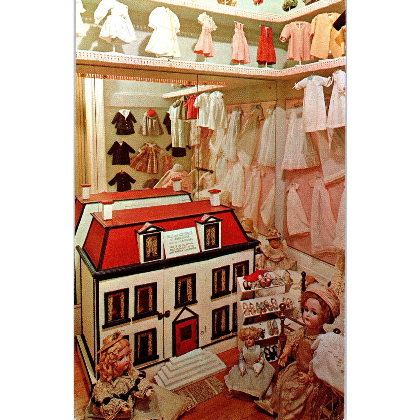 Henry Morrison Flagler Museum Dolls Whitehall Way Palm Beach FL Postcard PB9