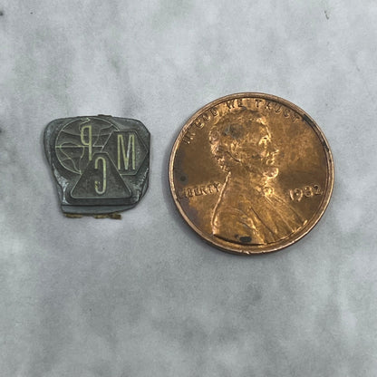 Vintage Printing Letterpress Printers Block Plate MCP SE837