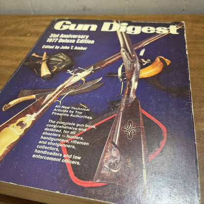 1977 Gun Digest Book Special Deluxe Edition John T. Amber TH4