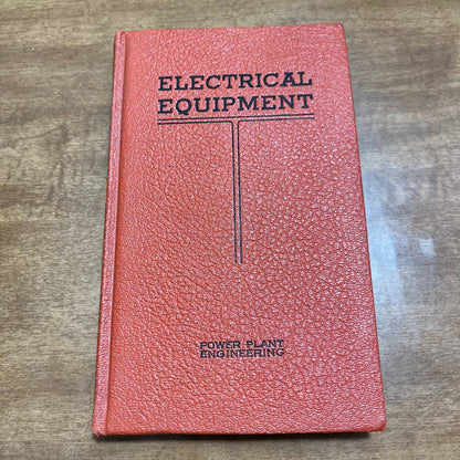 Electrical Equipment Power Plant Engineering 1938 Technical Publishing Co. TH4