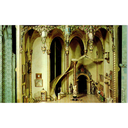 A Fairy Place - Colleen Moore Doll House Chicago Museum of Science Postcard PB4