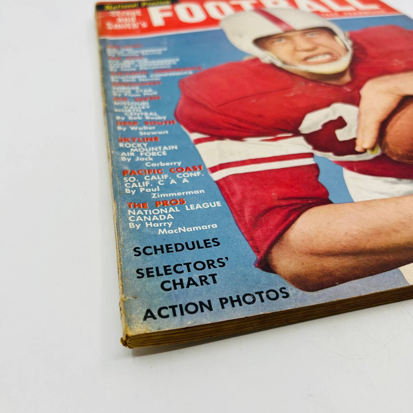 1957 Street & Smith’s College Football Year Book Good Condition BA3