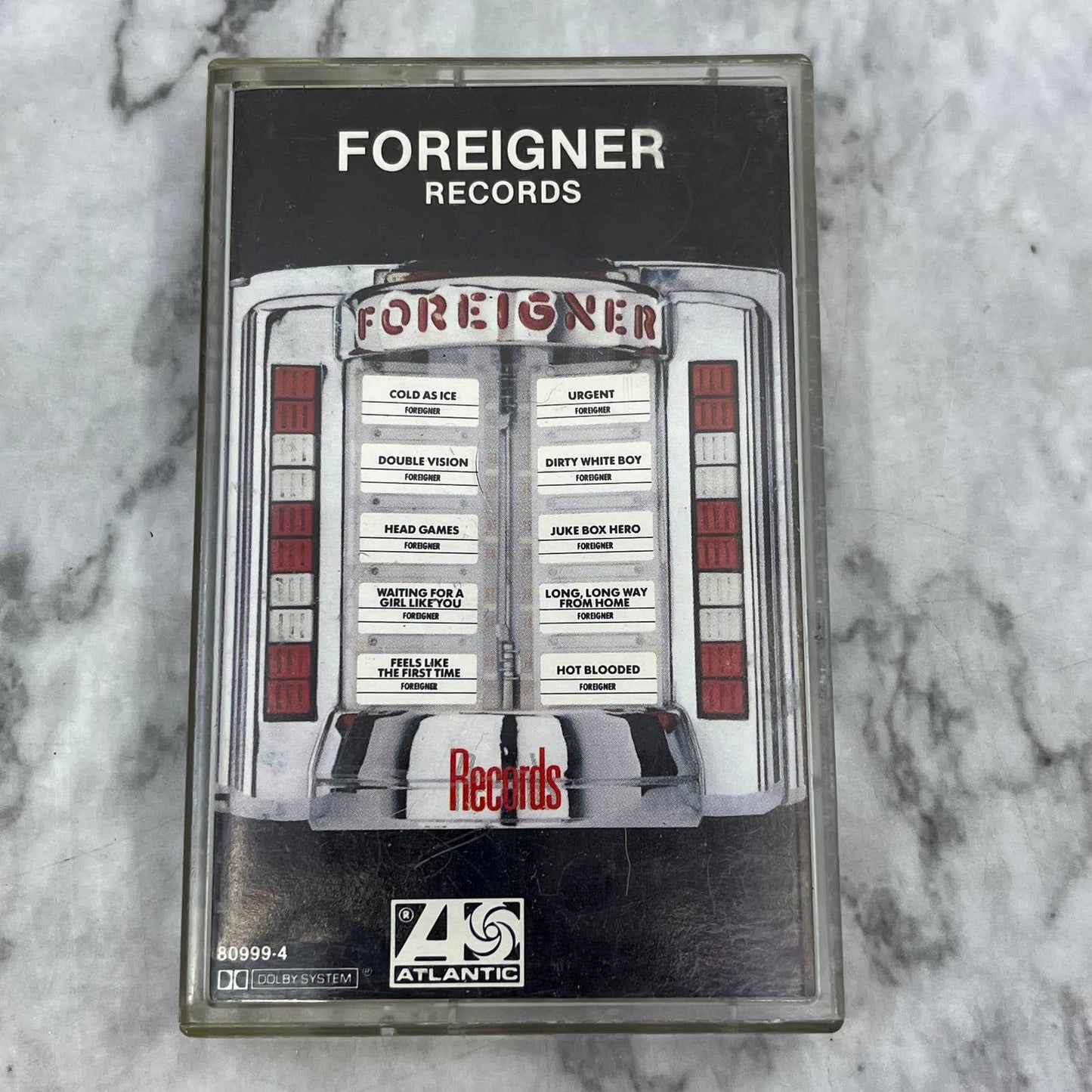 Foreigner Records- Atlantic Greatest Hits 1982 Cassette Tape TI1-38