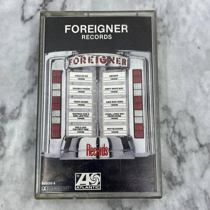 Foreigner Records- Atlantic Greatest Hits 1982 Cassette Tape TI1-38