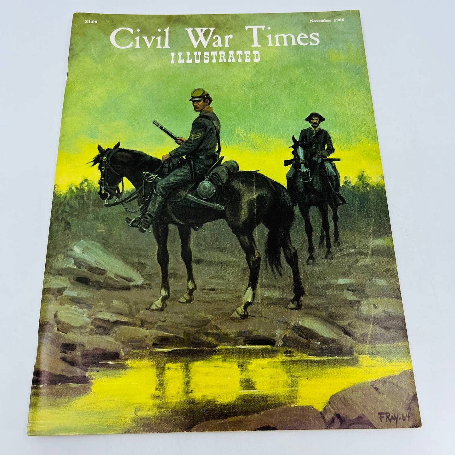 Vintage Civil War Times Illustrated November 1966 The Battle of Yellow Tavern