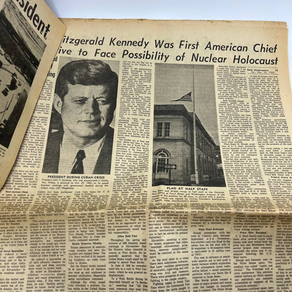 1963 Nov 23 OSHKOSH DAILY NORTHWESTERN Newspaper JFK Assassination TI6-9
