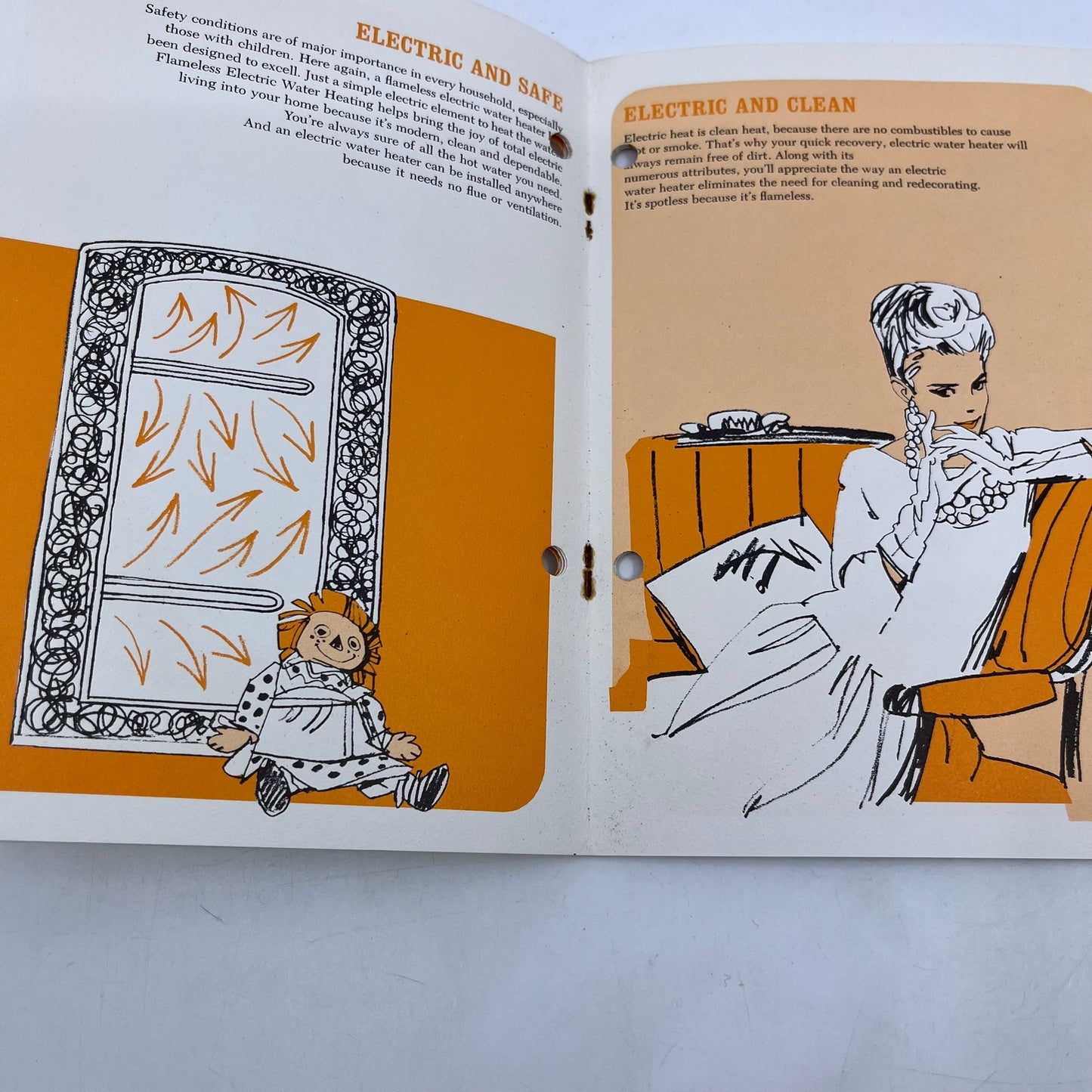1960s Flameless Quick Recovery Electric Water Heater Booklet Brochure V39-1