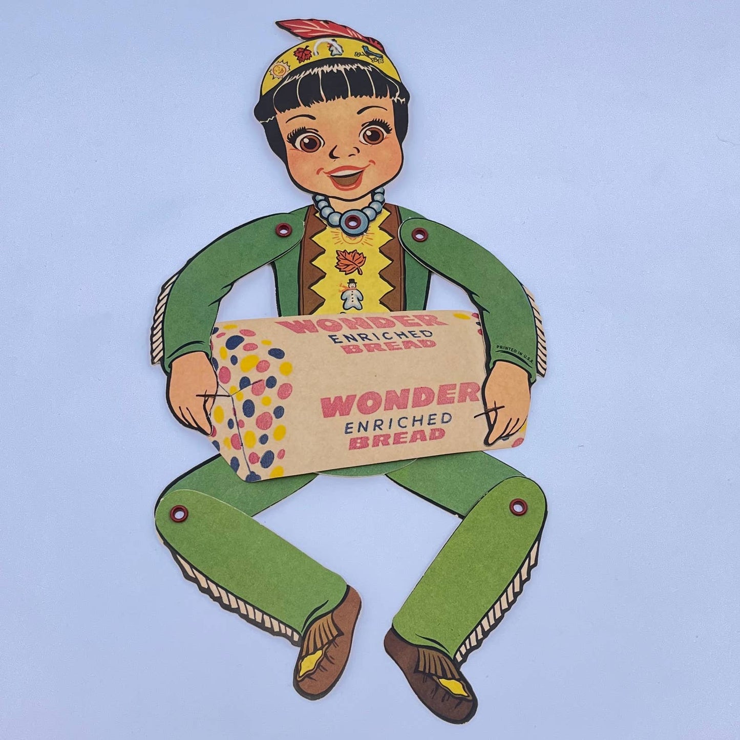 1950's Howdy Doody Princess Summerfall Winterspring Wonder Bread Jointed 13” FL3