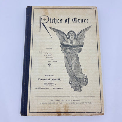 1897 Riches of Grace Hymn Book E. S. Lorenz, Church Songs Music Cleveland OH L1-4