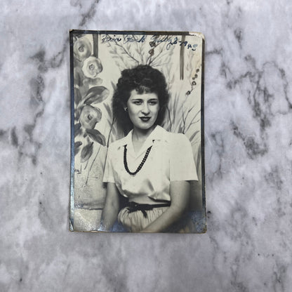 1943 Fair Park Photo Booth Portrait 2.5x3.5” AH9-M7