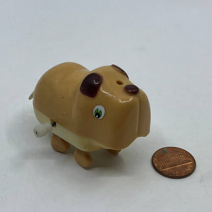 1981 Bandai Wind Up Splashies Swimming Dog Singapore WORKS 2" TH7