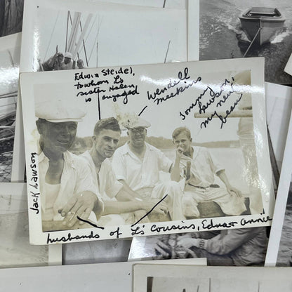 1930s Collection of Photos, Negatives White Stone VA Fishing Jack Lawson TJ9-PG3