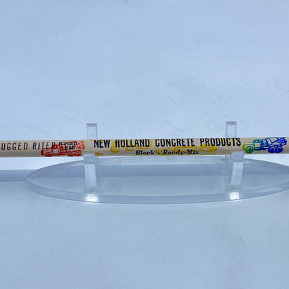 Vintage Advertising Pencil New Holland Concrete Products AC Rugged RIter SD7