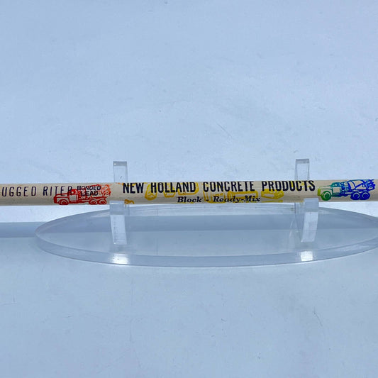 Vintage Advertising Pencil New Holland Concrete Products AC Rugged RIter SD7