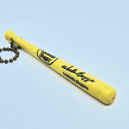 1980s Wade Boggs Louisville Slugger Mini Plastic Baseball Bat Promo Keychain SD5